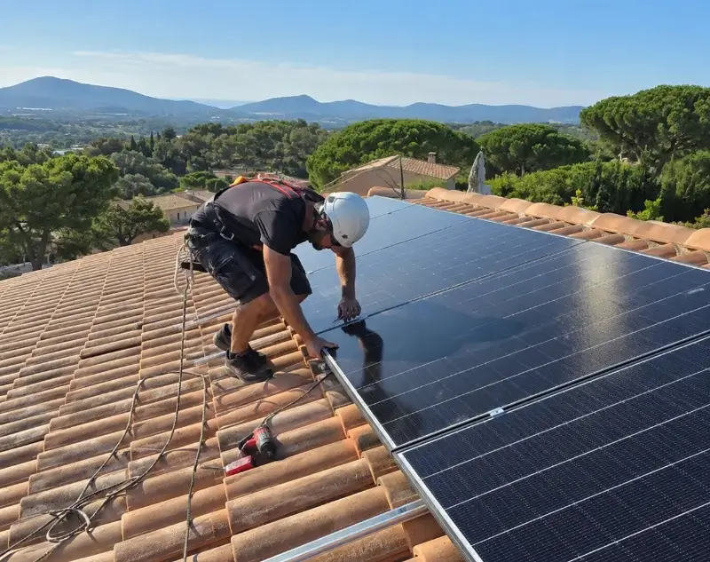 Installateur panneaux solaires Lançon-Provence — pose photovoltaïque sur toiture
