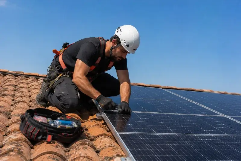 Maintenance et monitoring de panneaux solaires à Lançon-Provence