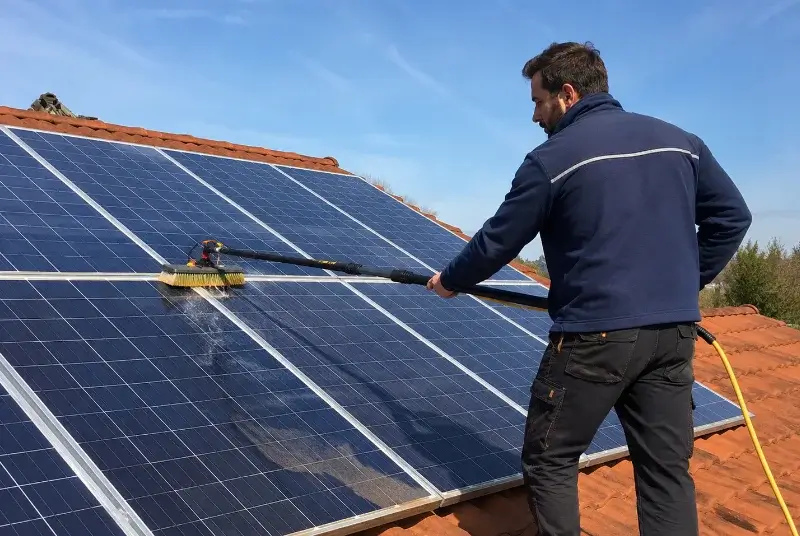 Nettoyage et entretien de panneaux solaires à Lançon-Provence